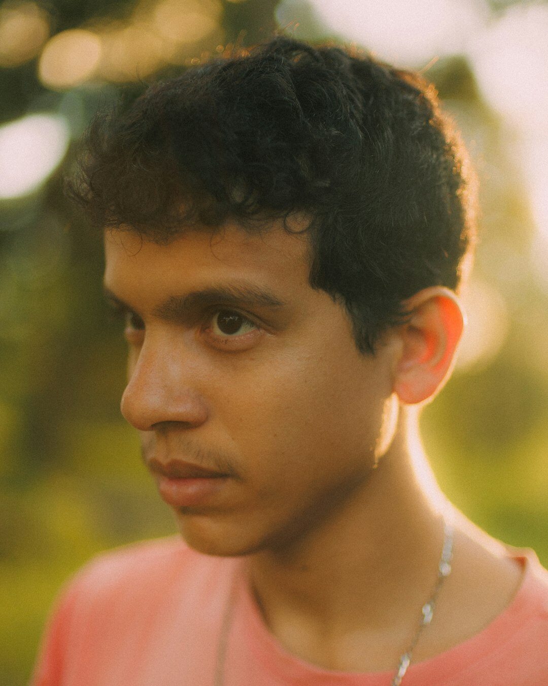 Studio portrait of a young Danish male reporter